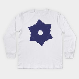 Star of David, Israel Kids Long Sleeve T-Shirt